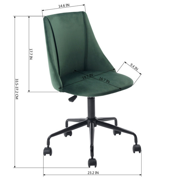 Kelly Clarkson Home Rochelle Velvet Task Chair Reviews Wayfair